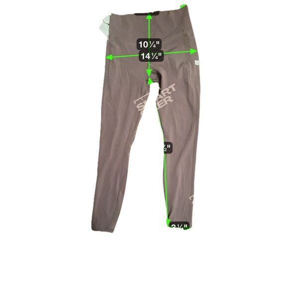 Vuori all the form pocket leggings medium NEW high rise huckleberry brown blissb - Picture 7 of 9